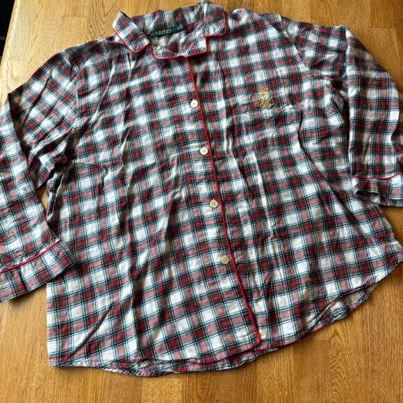 Lauren Ralph Lauren Holiday Plaid Pajama Set Size 3X - Picture 4 of 15